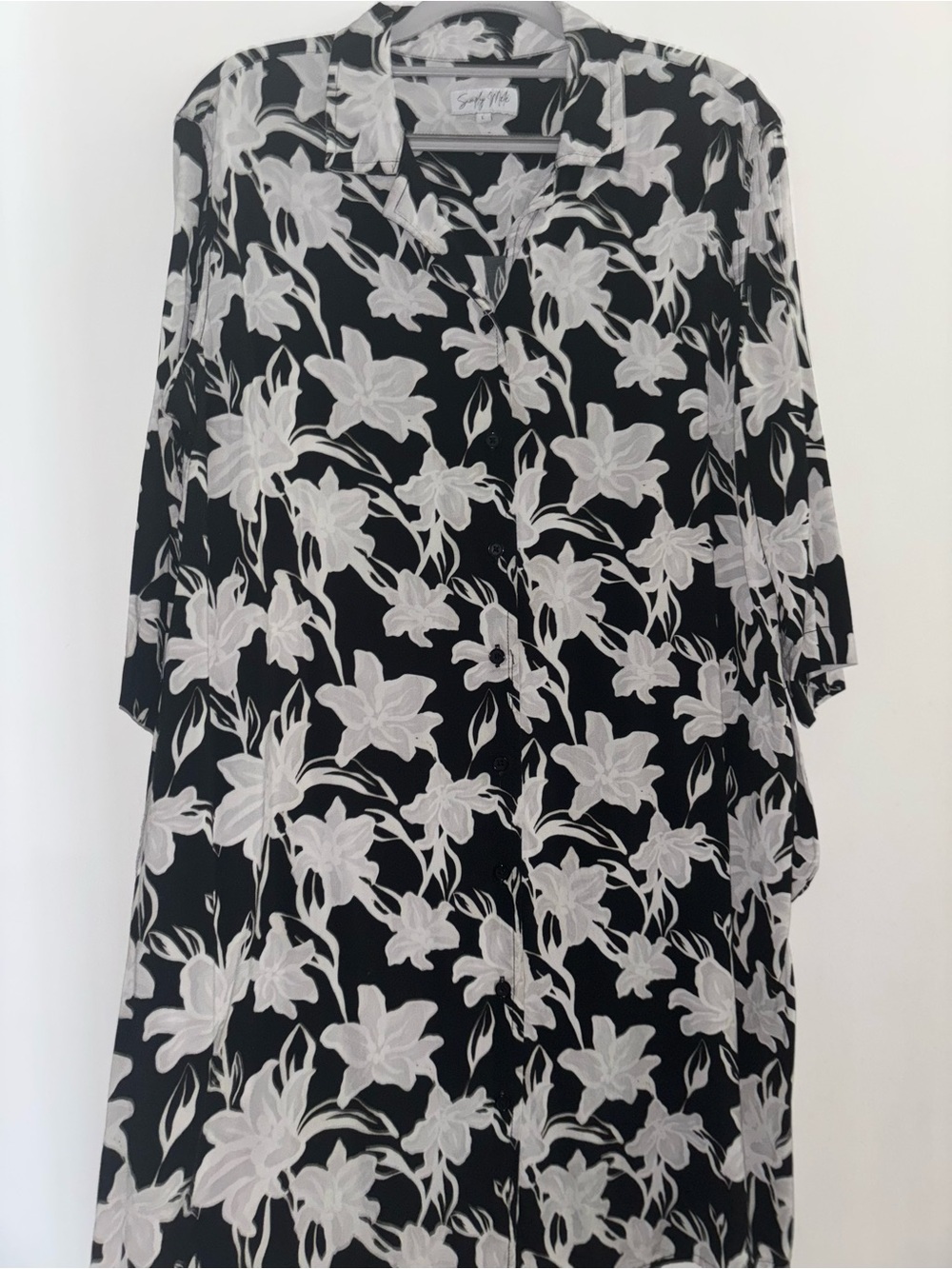 Simply Mele Button Down Shirt Dress